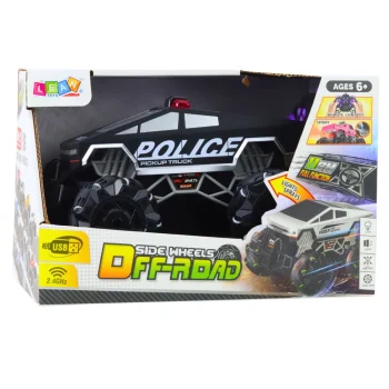 Terensko Vozilo Pick Up Kamionet Policijski Daljinski Upravljani Rc Svjetla Dim 1:16 5
