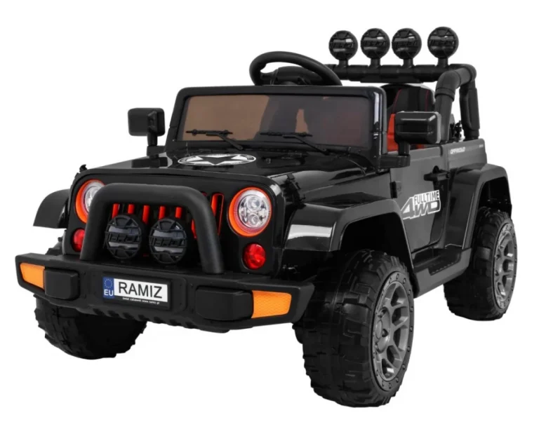 Terensko Vozilo Na Akumulator Crno 4x4 1