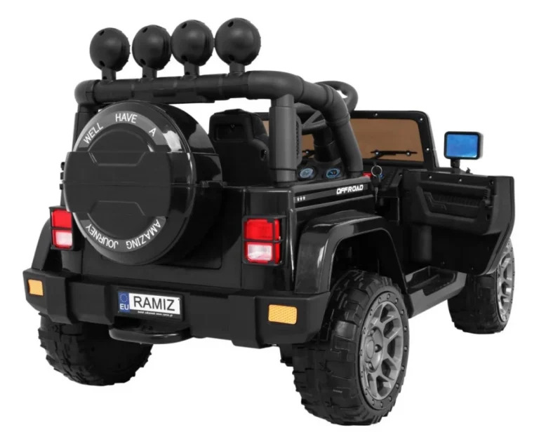Terensko Vozilo Na Akumulator Crno 4x4 11