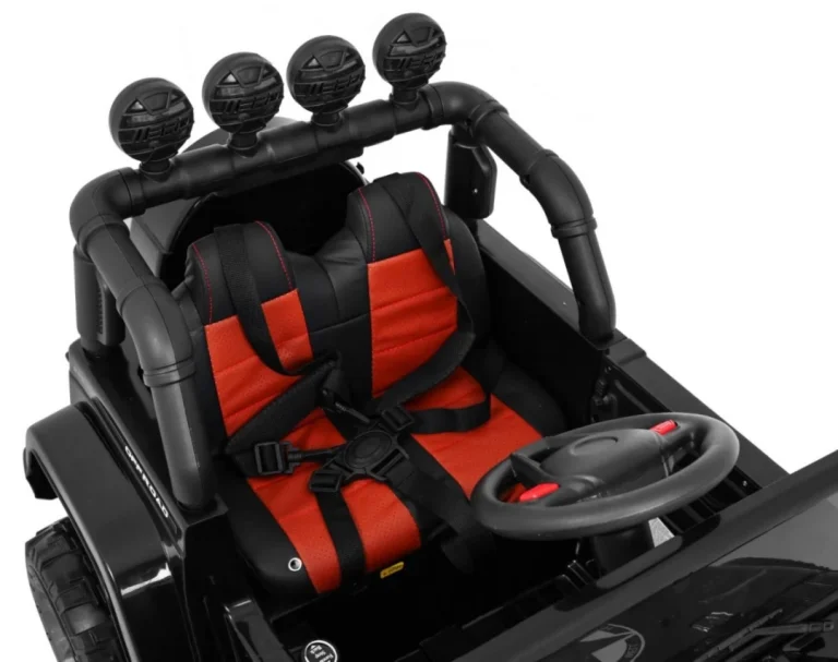 Terensko Vozilo Na Akumulator Crno 4x4 12