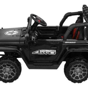 Terensko Vozilo Na Akumulator Crno 4x4 4