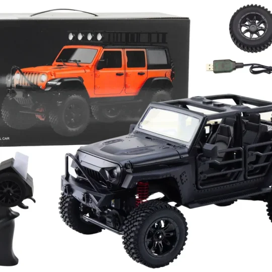 Terensko Vozilo Na Daljinsko Upravljanje Rc 2.4g 4x4 Pogon Crno 1