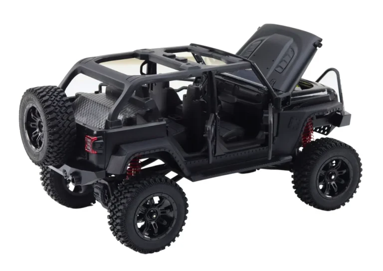 Terensko Vozilo Na Daljinsko Upravljanje Rc 2.4g 4x4 Pogon Crno 4