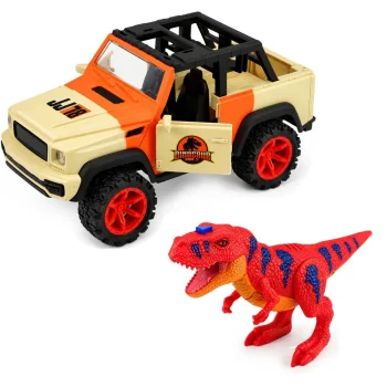 Terensko Vozilo S T Rex Dinosaurom, Svjetla I Zvukovi, 20,5 Cm 2