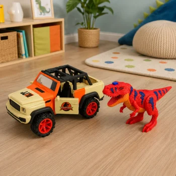 Terensko Vozilo S T Rex Dinosaurom, Svjetla I Zvukovi, 20,5 Cm 5