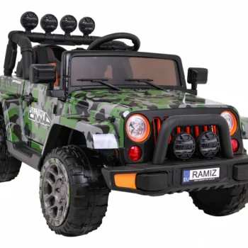 Terensko Vozilo S Pogonom Na Sva četiri Kotača Za Djecu, Kamuflažna Boja, 4x4 Pogon, Daljinski 11