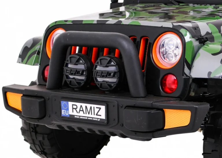 Terensko Vozilo S Pogonom Na Sva četiri Kotača Za Djecu, Kamuflažna Boja, 4x4 Pogon, Daljinski 13