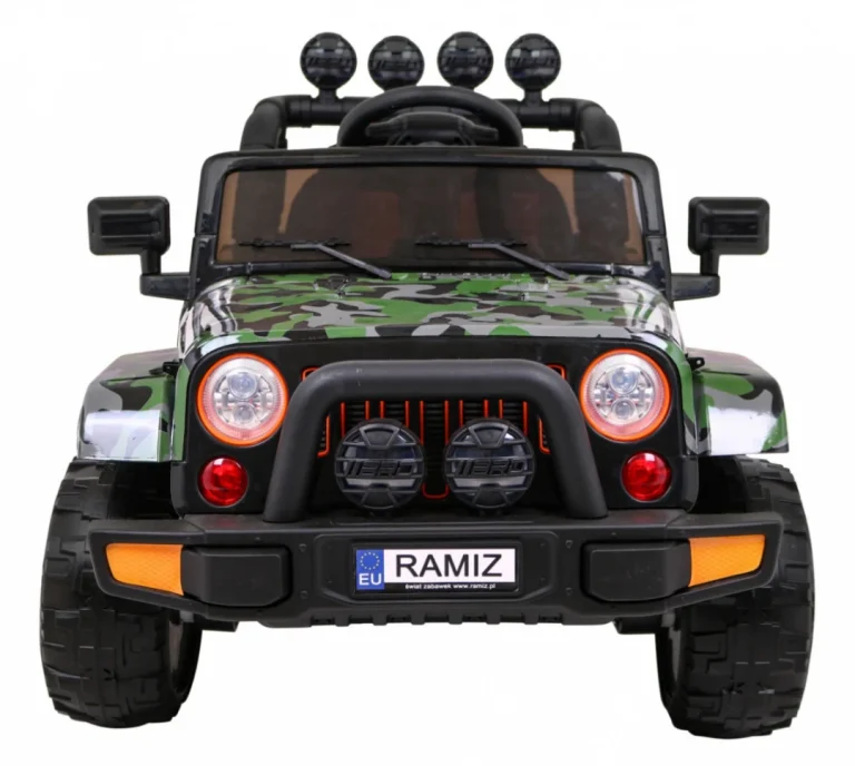 Terensko Vozilo S Pogonom Na Sva četiri Kotača Za Djecu, Kamuflažna Boja, 4x4 Pogon, Daljinski 3