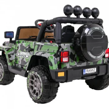 Terensko Vozilo S Pogonom Na Sva četiri Kotača Za Djecu, Kamuflažna Boja, 4x4 Pogon, Daljinski 5