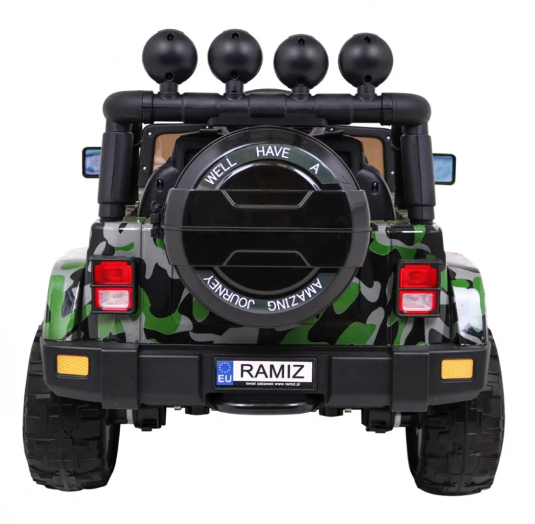 Terensko Vozilo S Pogonom Na Sva četiri Kotača Za Djecu, Kamuflažna Boja, 4x4 Pogon, Daljinski 7