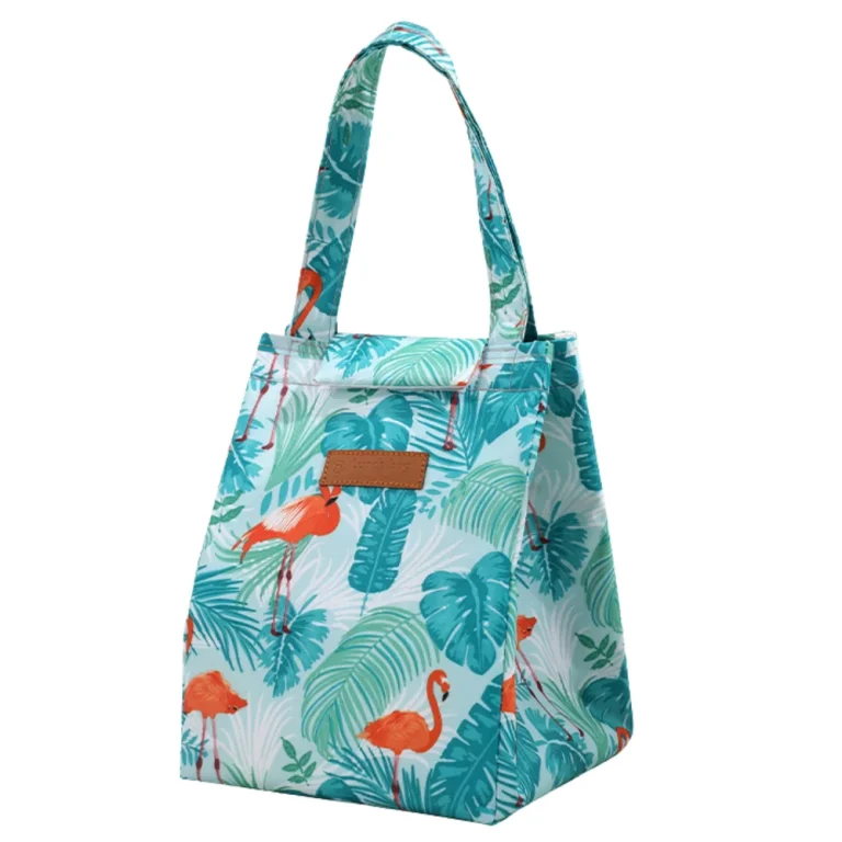 Termoizolacijska Torba Za Doručak I Ručak, Listovi Flamingosa 25 Cm 2