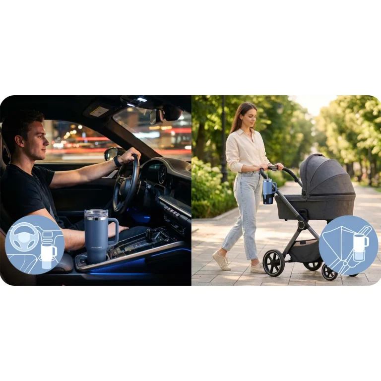 Termos šalica Sa Slamkom Berdsen 1180 Ml Tamnoplava 11