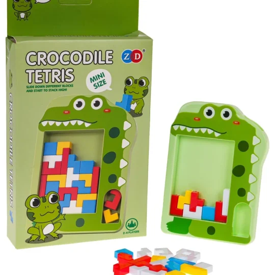 Tetris Krokodil Logička Igra, Bijela 1