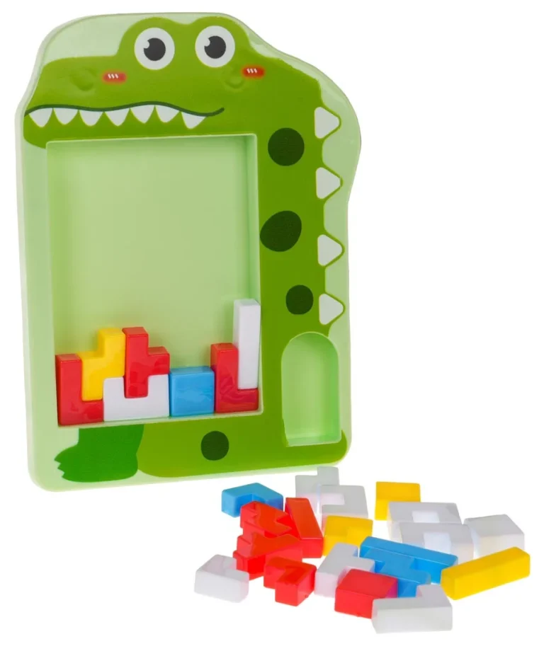 Tetris Krokodil Logička Igra, Bijela 2