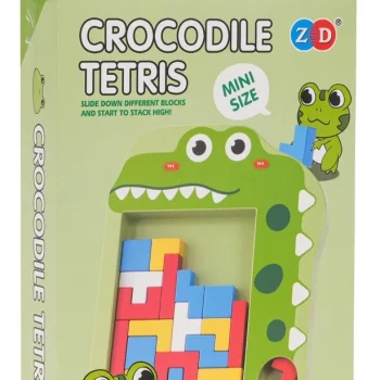 Tetris Krokodil Logička Igra, Bijela 3