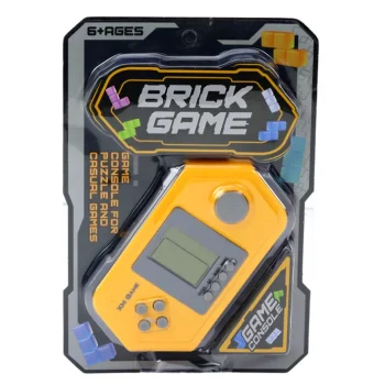 Tetris Kockasta Igra Elektronička Konzolna Igra Sivo žuta 3
