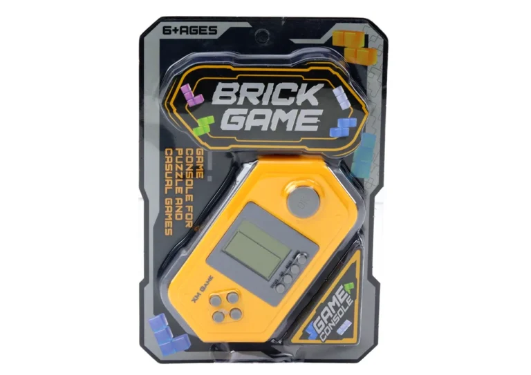Tetris Kockasta Igra Elektronička Konzolna Igra Sivo žuta 3