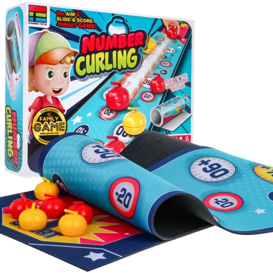 Timska Igra Spretnosti Curling Za Bodove Za Djecu 4+ Kamena Podloga 1