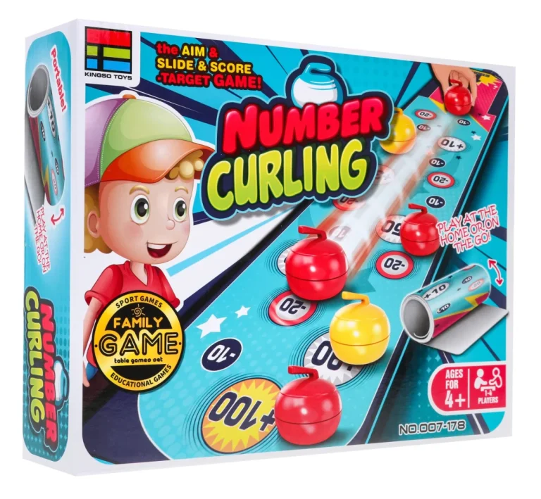 Timska Igra Spretnosti Curling Za Bodove Za Djecu 4+ Kamena Podloga 6