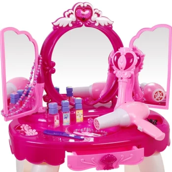 Toaletni Stolić Za Princeze Ružičasti 3+ 5