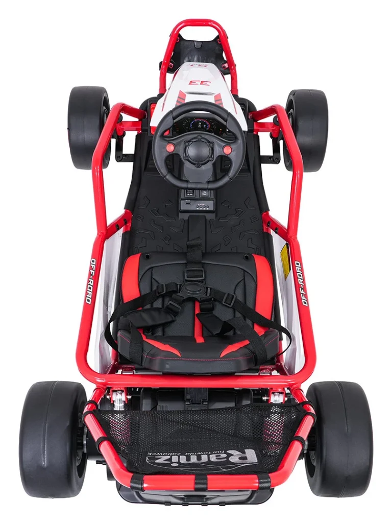 Tornado Go Kart S Funkcijom Drifta, Crveni Go Kart Na Akumulator Auto Na Akumulator 12