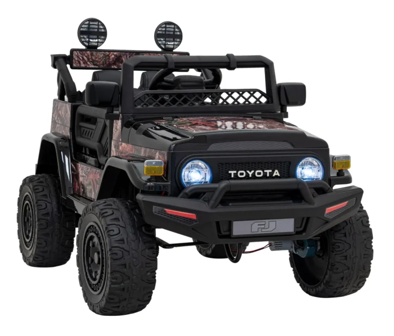 Toyota Fj Cruiser Za Djecu Crno Terensko Vozilo + Daljinski Upravljač 13
