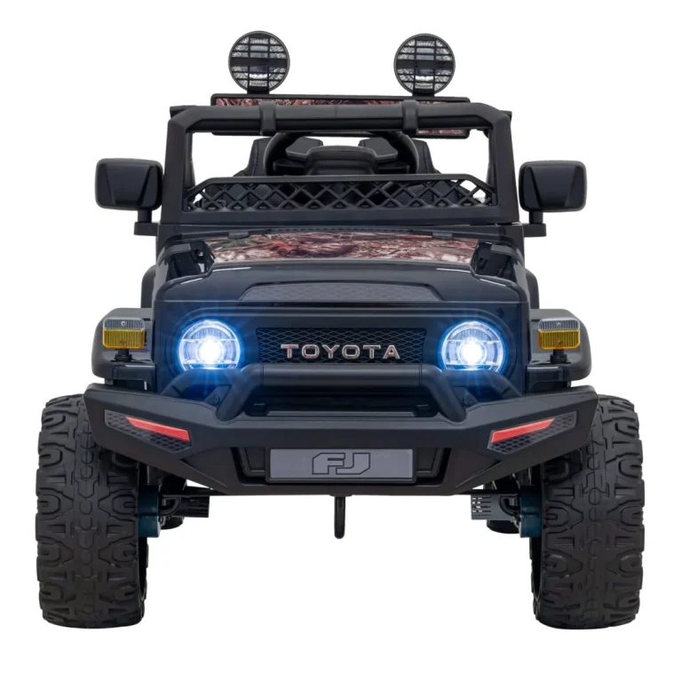 Toyota Fj Cruiser Za Djecu Crno Terensko Vozilo + Daljinski Upravljač 4