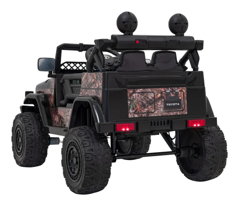Toyota Fj Cruiser Za Djecu Crno Terensko Vozilo + Daljinski Upravljač 6