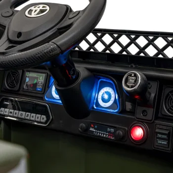 Toyota Fj Cruiser Za Djecu Moro + Daljinski Upravljač + 4x4 Pogon + Audio Led + Eva + Sporo, Zelena 10