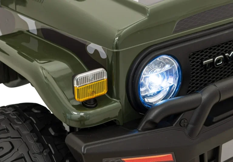 Toyota Fj Cruiser Za Djecu Moro + Daljinski Upravljač + 4x4 Pogon + Audio Led + Eva + Sporo, Zelena 17