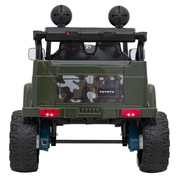 Toyota Fj Cruiser Za Djecu Moro + Daljinski Upravljač + 4x4 Pogon + Audio Led + Eva + Sporo, Zelena 7