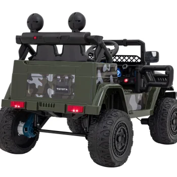 Toyota Fj Cruiser Za Djecu Moro + Daljinski Upravljač + 4x4 Pogon + Audio Led + Eva + Sporo, Zelena 8