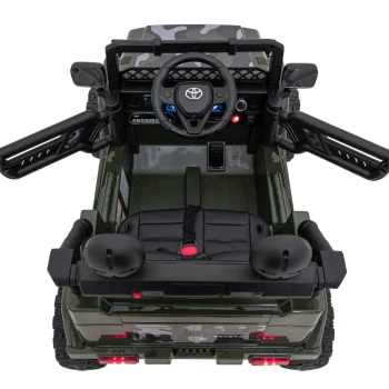 Toyota Fj Cruiser Za Djecu Moro + Daljinski Upravljač + 4x4 Pogon + Audio Led + Eva + Sporo, Zelena 9