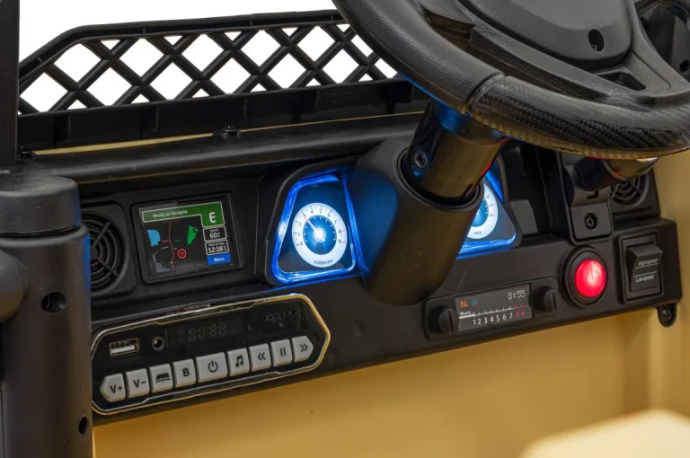 Toyota Fj Cruiser Za Djecu Bež + Daljinski Upravljač + 4x4 Pogon + Audio Led + Eva + Spori, Crna 10