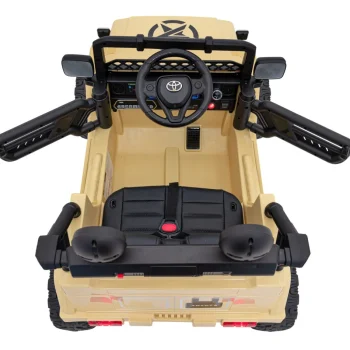 Toyota Fj Cruiser Za Djecu Bež + Daljinski Upravljač + 4x4 Pogon + Audio Led + Eva + Spori, Crna 13