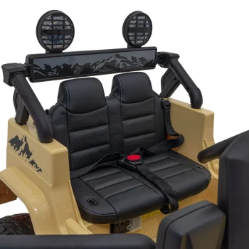 Toyota Fj Cruiser Za Djecu Bež + Daljinski Upravljač + 4x4 Pogon + Audio Led + Eva + Spori, Crna 15