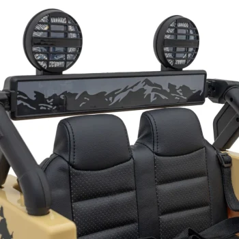 Toyota Fj Cruiser Za Djecu Bež + Daljinski Upravljač + 4x4 Pogon + Audio Led + Eva + Spori, Crna 16