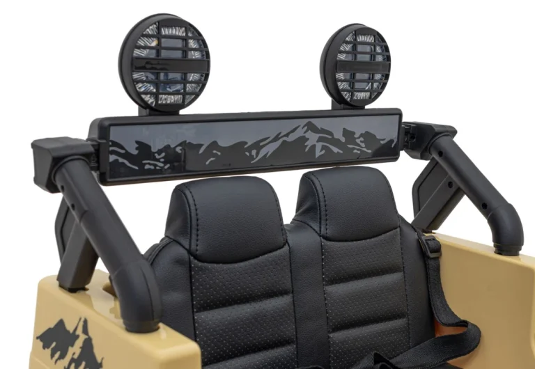 Toyota Fj Cruiser Za Djecu Bež + Daljinski Upravljač + 4x4 Pogon + Audio Led + Eva + Spori, Crna 16