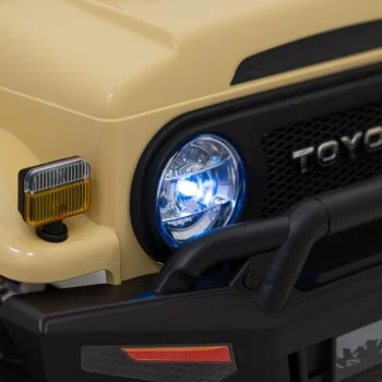 Toyota Fj Cruiser Za Djecu Bež + Daljinski Upravljač + 4x4 Pogon + Audio Led + Eva + Spori, Crna 18