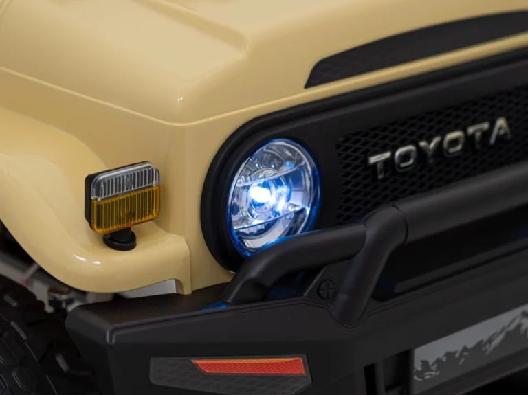 Toyota Fj Cruiser Za Djecu Bež + Daljinski Upravljač + 4x4 Pogon + Audio Led + Eva + Spori, Crna 18