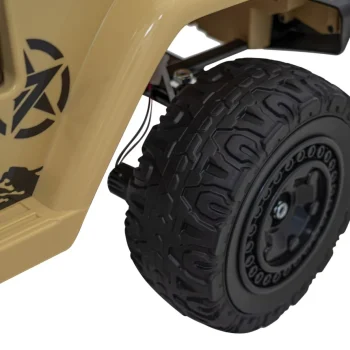 Toyota Fj Cruiser Za Djecu Bež + Daljinski Upravljač + 4x4 Pogon + Audio Led + Eva + Spori, Crna 19