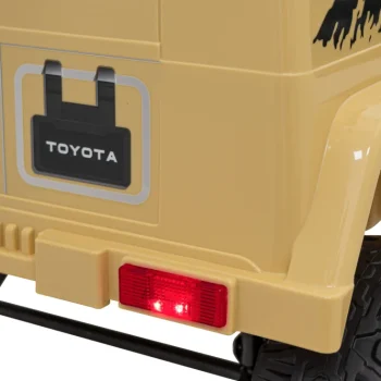 Toyota Fj Cruiser Za Djecu Bež + Daljinski Upravljač + 4x4 Pogon + Audio Led + Eva + Spori, Crna 20