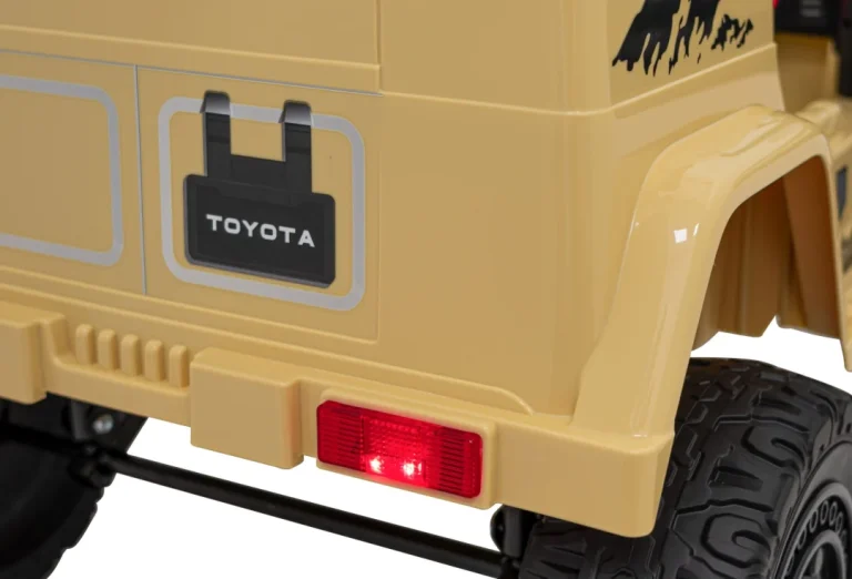 Toyota Fj Cruiser Za Djecu Bež + Daljinski Upravljač + 4x4 Pogon + Audio Led + Eva + Spori, Crna 20