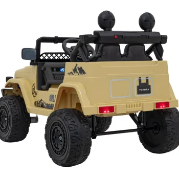 Toyota Fj Cruiser Za Djecu Bež + Daljinski Upravljač + 4x4 Pogon + Audio Led + Eva + Spori, Crna 6