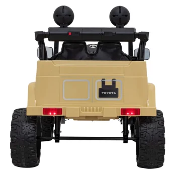 Toyota Fj Cruiser Za Djecu Bež + Daljinski Upravljač + 4x4 Pogon + Audio Led + Eva + Spori, Crna 7