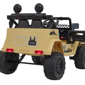Toyota Fj Cruiser Za Djecu Bež + Daljinski Upravljač + 4x4 Pogon + Audio Led + Eva + Spori, Crna 8