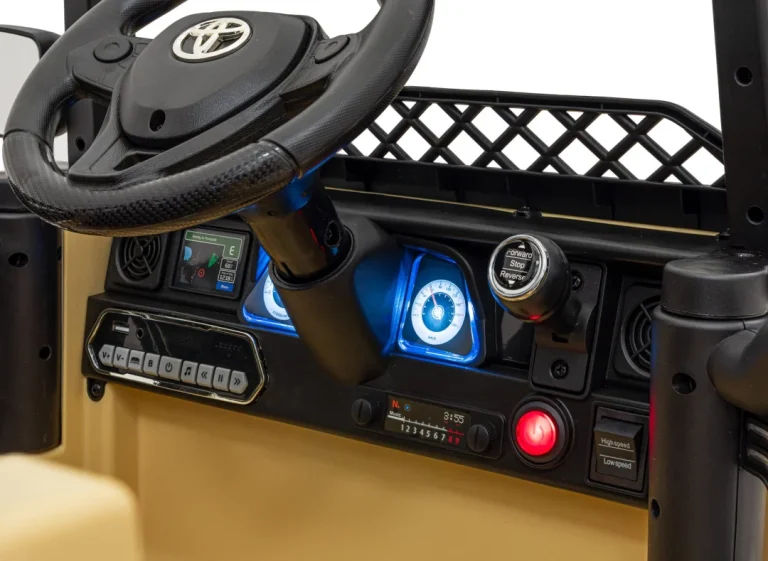 Toyota Fj Cruiser Za Djecu Bež + Daljinski Upravljač + 4x4 Pogon + Audio Led + Eva + Spori, Crna 9