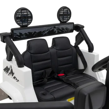 Toyota Fj Cruiser Za Djecu Bijela + Daljinski Upravljač + 4x4 Pogon + Audio Led + Eva + Spori Start 13