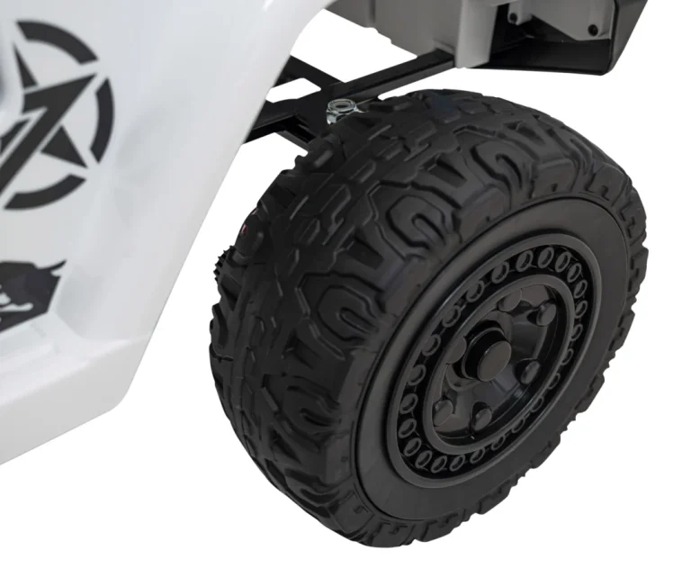 Toyota Fj Cruiser Za Djecu Bijela + Daljinski Upravljač + 4x4 Pogon + Audio Led + Eva + Spori Start 17