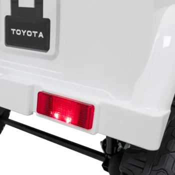 Toyota Fj Cruiser Za Djecu Bijela + Daljinski Upravljač + 4x4 Pogon + Audio Led + Eva + Spori Start 18